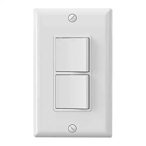 Double Rocker Light Switch