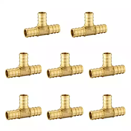 PEX 3-Way Tee Fitting (1/2")