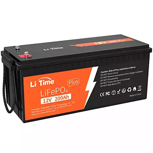 LiTime 12V 200Ah Lithium LiFePO4 Battery