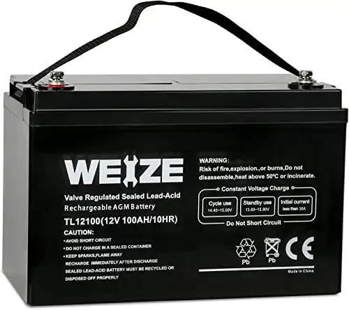 WEIZE | AGM Battery (100Ah)