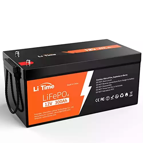 LiTime 12V 300Ah Lithium LiFePO4 Battery