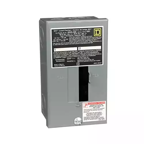 Square D | Breaker Box (2-Spaces)