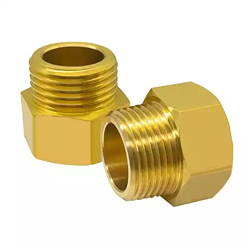 3/4" F-NPT to 3/4" M-GHT