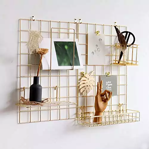 Gold Grid Panel 17.5"x11.8" 2 Packs