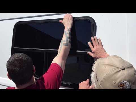 Van Conversion Window Install