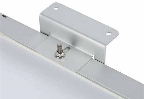 Undersize of solar panel frame with z-mount bracket attached