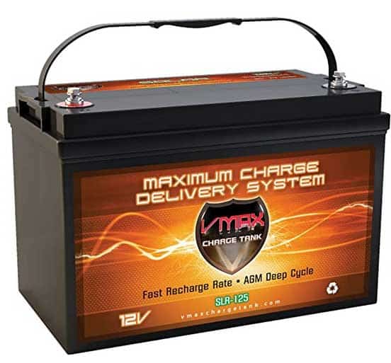 12V 125Ah VMAX lead acid AGM battery