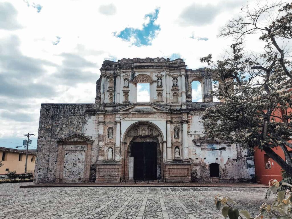 One of the many ruins in Antigua.