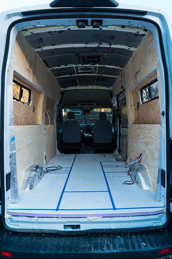 Van Conversion Guide - Finished Installing Walls In A Camper Van