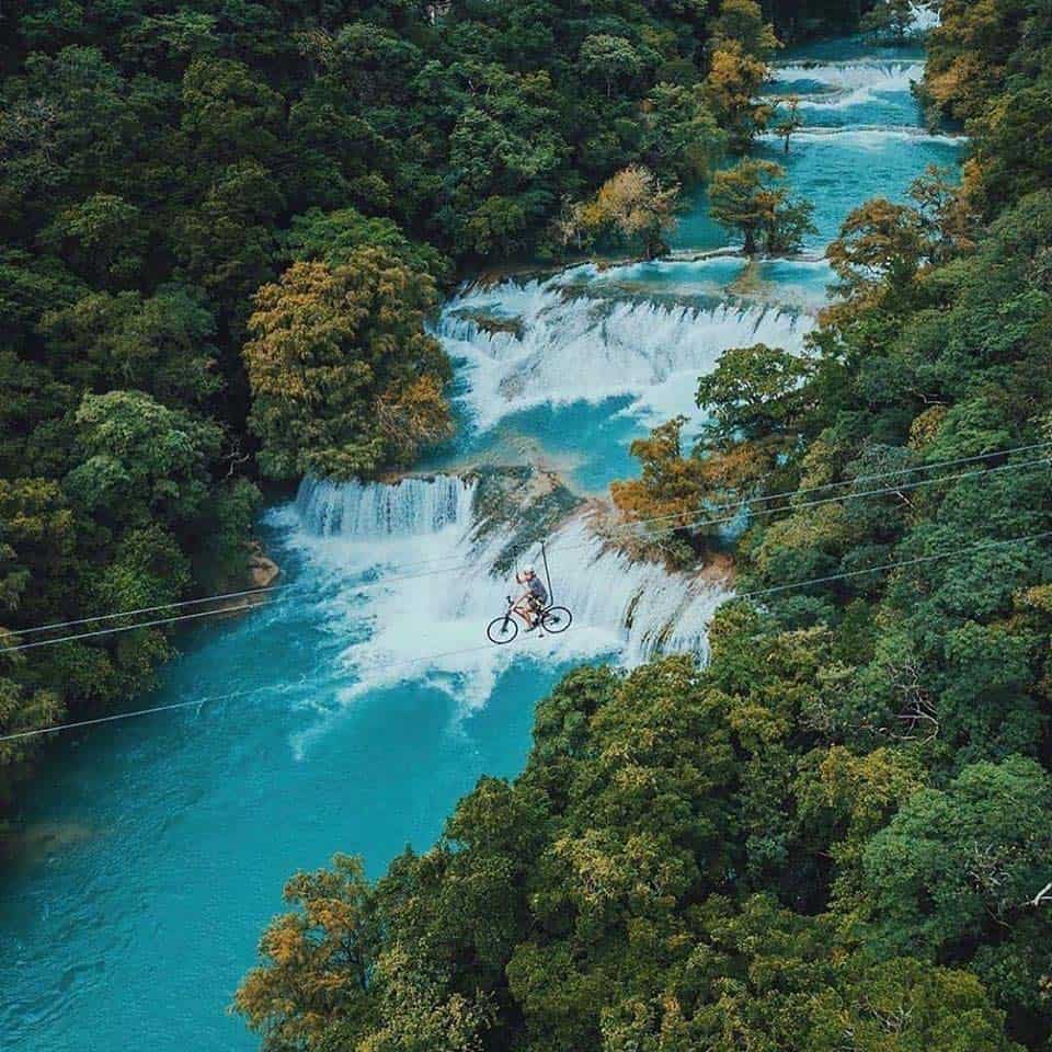 Mico waterfalls in Huasteca Potosina