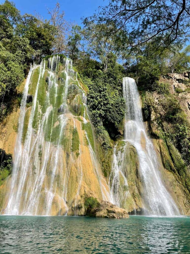 Minas Viejas waterfall in the Huasteca Potosina