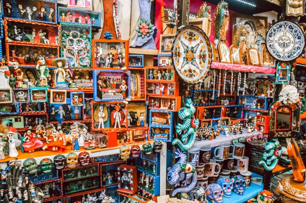 Souvenir market in Coyoacan