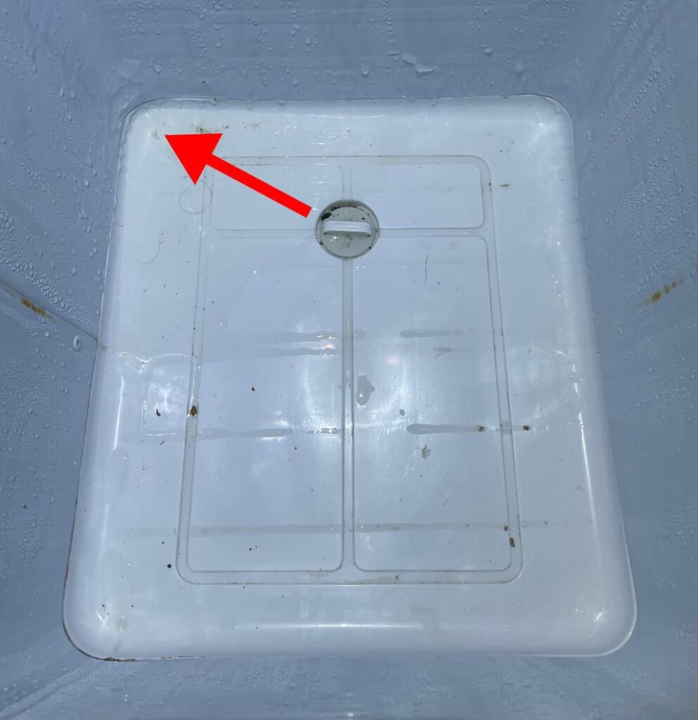 Dometic fridge drain location