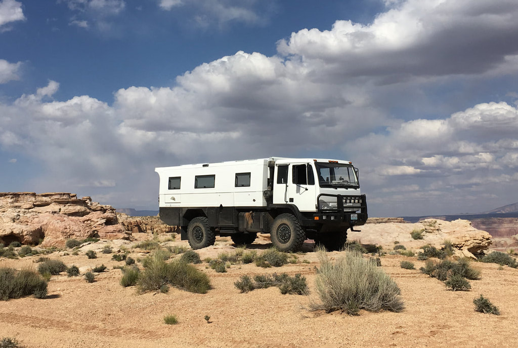Expedition truck camper for overlanding