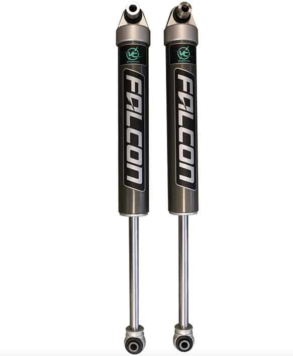 Falcon rear shocks for camper van suspension upgrade