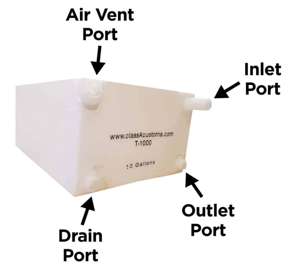 Fresh Water Tank Ports/Openings