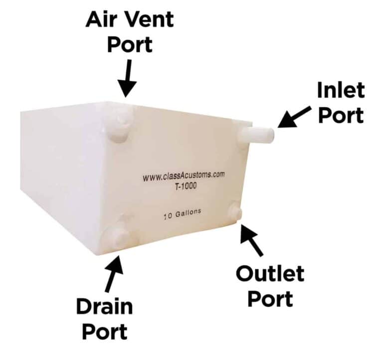 Fresh Water Tank Ports/Openings