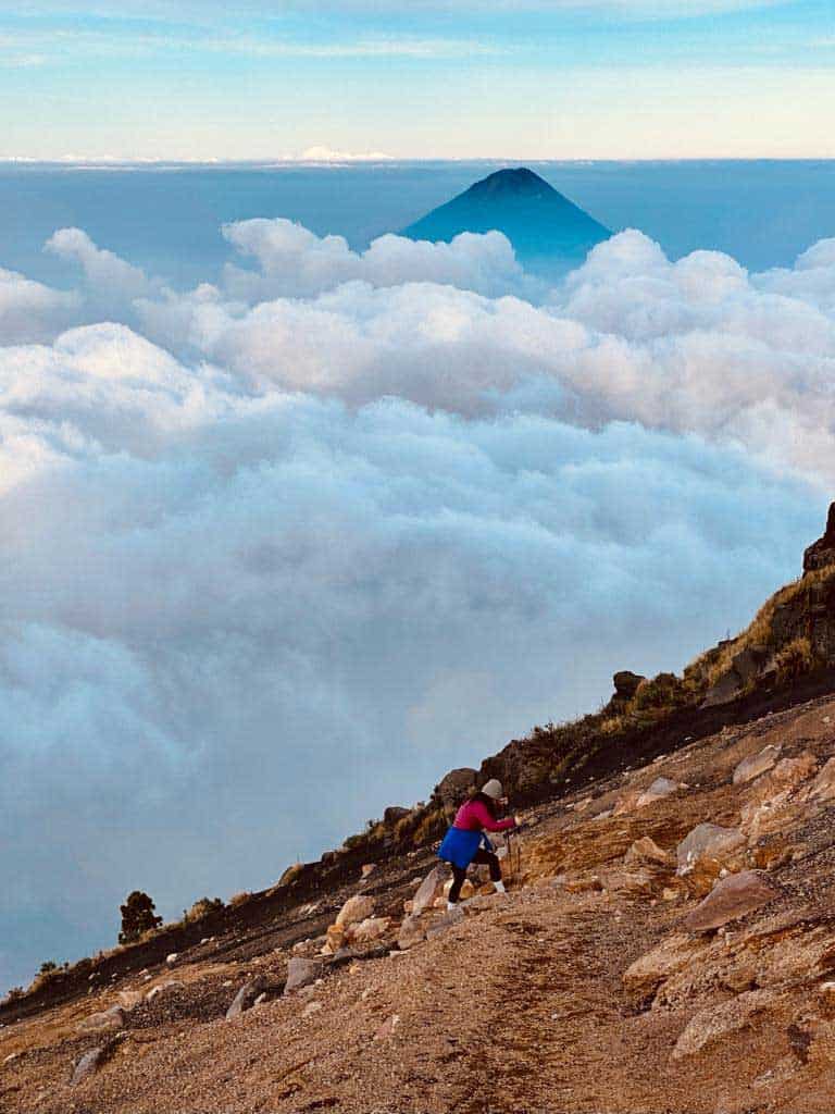 Hiking to Acatenango Peak