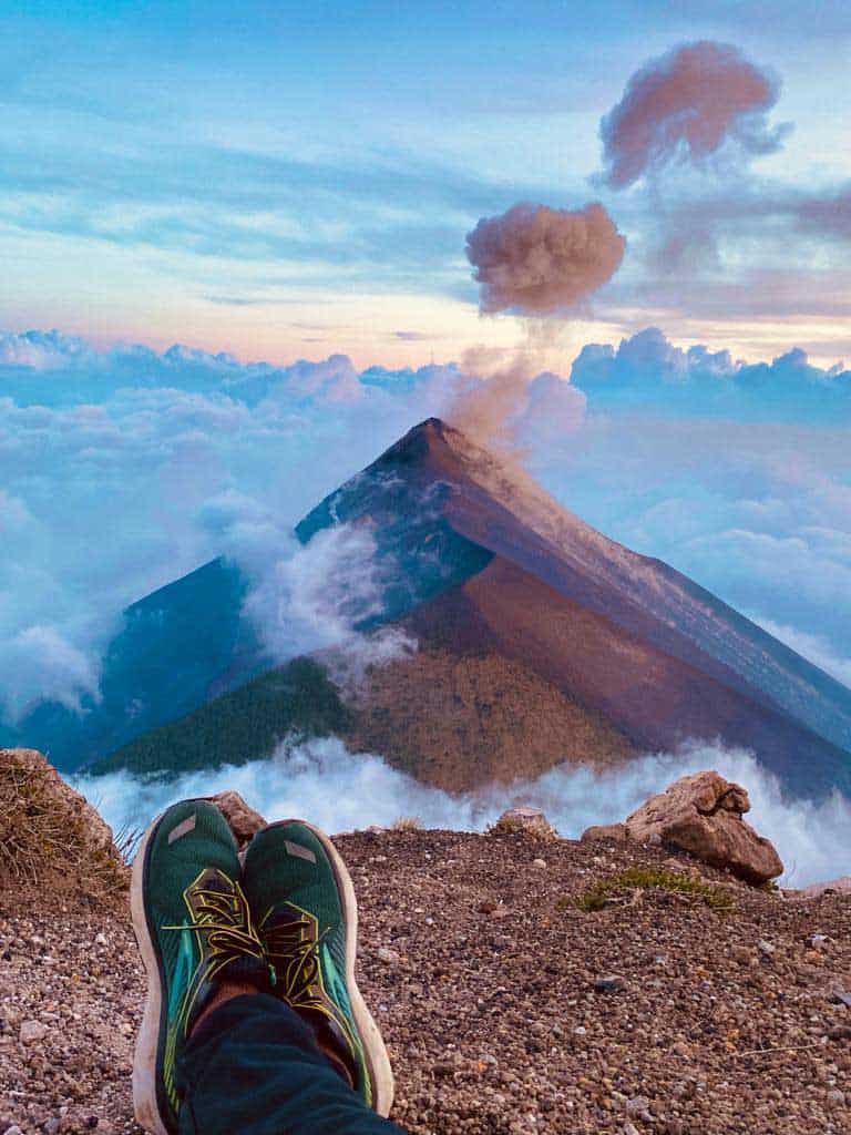 Hiking To Acatenango Summit