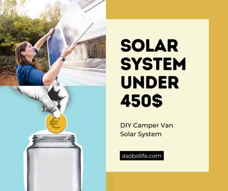 Woman holding a solar panel