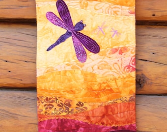 Summer Dragonfly Wall Hanging Quilt Kit