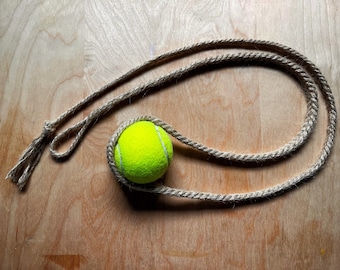 The Slim Balearic Sling - Hand Woven From Jute: Perfect For Beginners and Smallers Throwers