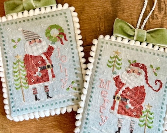 Jolly & Merry Cross Stitch Pattern PDF Download (Digital Item)