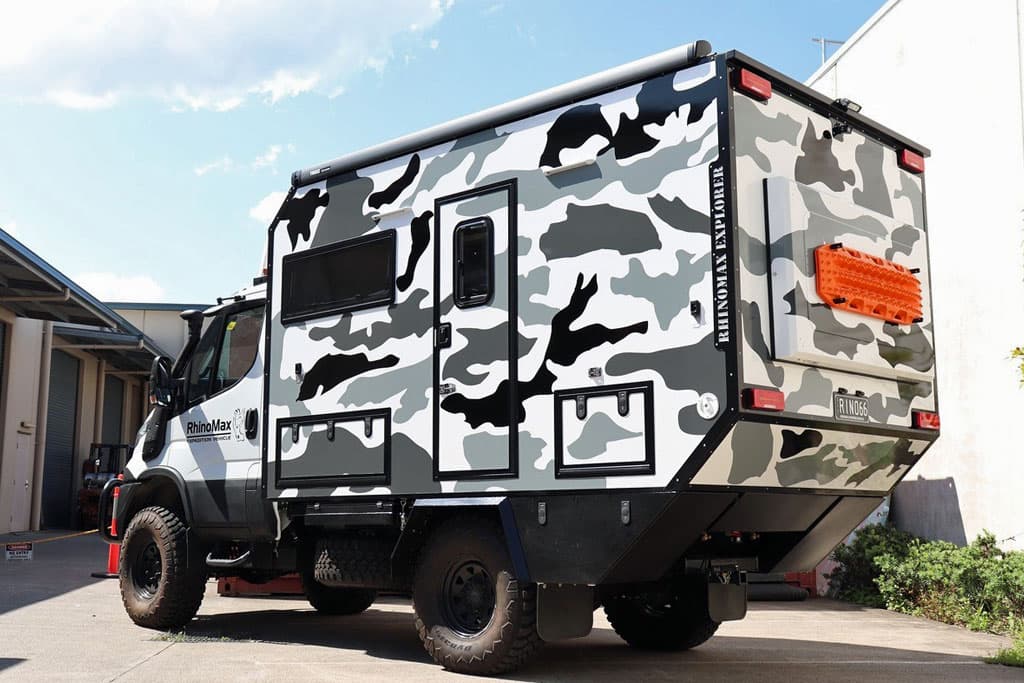 Iveco truck camper for overlanding