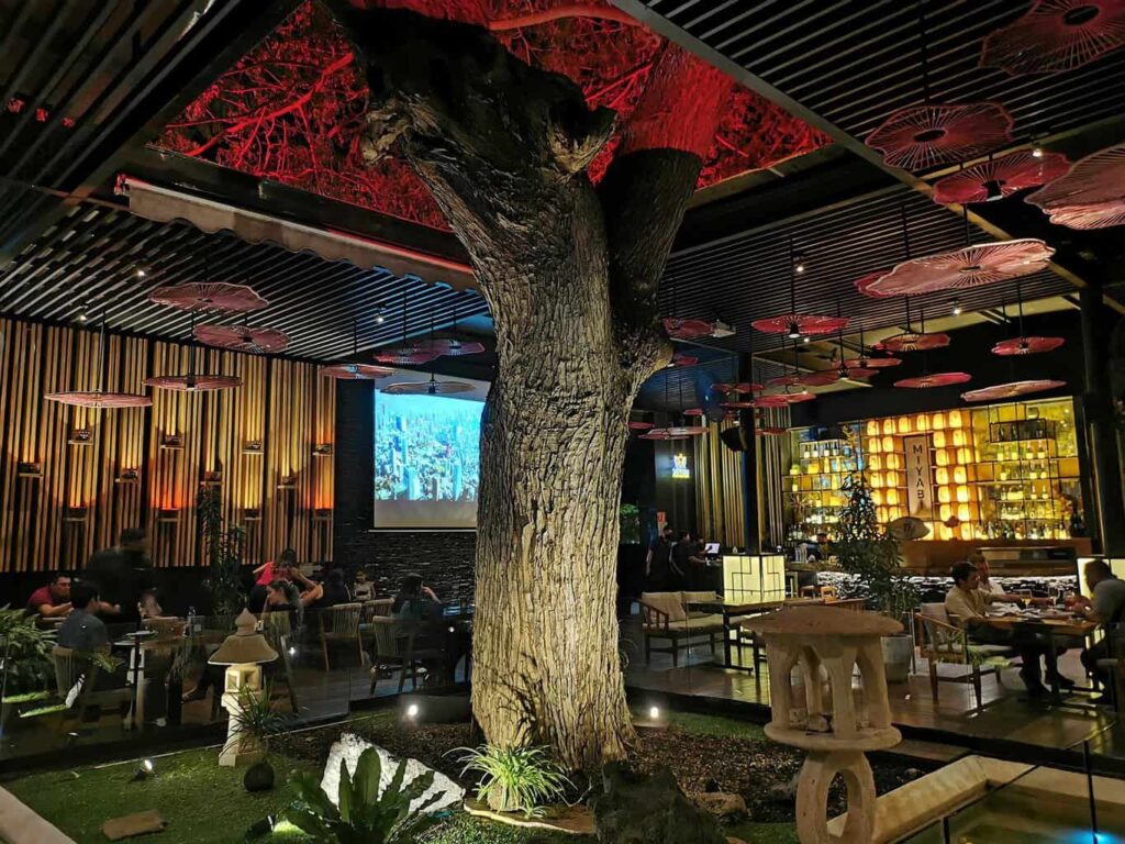 Interior of Japanese restaurant in Merida