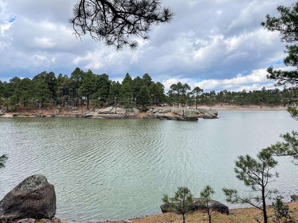 Lake Arareko, near Copper Canyon, in Mexico