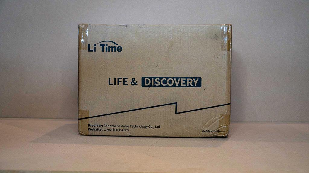LiTime lithium battery outer shipping box