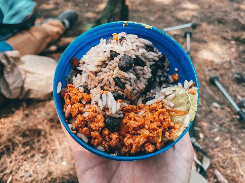 Lunch during the Wicho & Charlie's Acatenango volcano tour