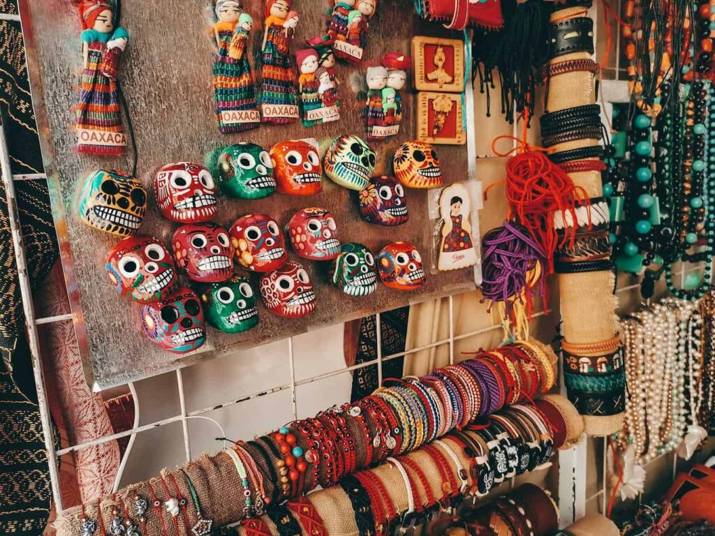 Souvenirs being sold in Mexico