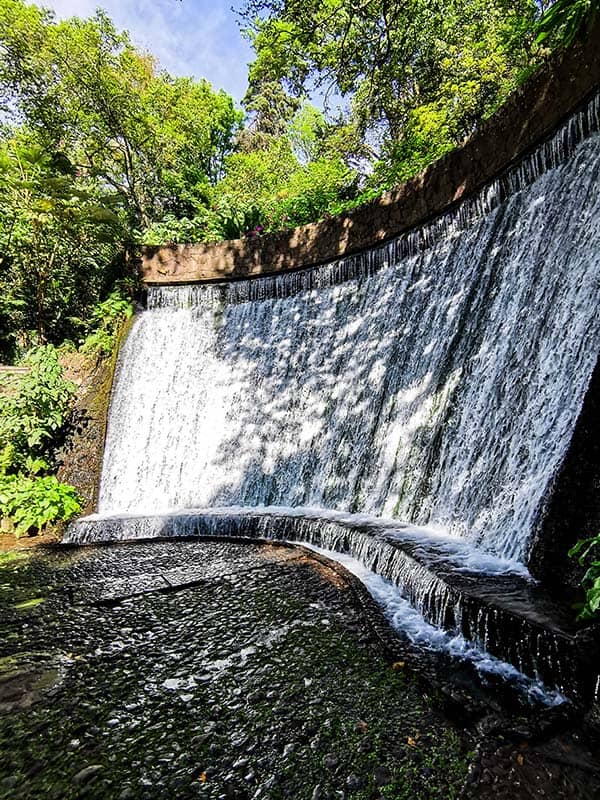 Waterfall in Barranca del Cupatitzio National Park in Uruapan, Michoacan