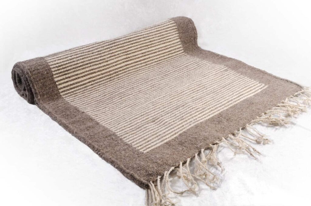 Mexican rug from Oaxaca - Zapotec style handwoven wool rug