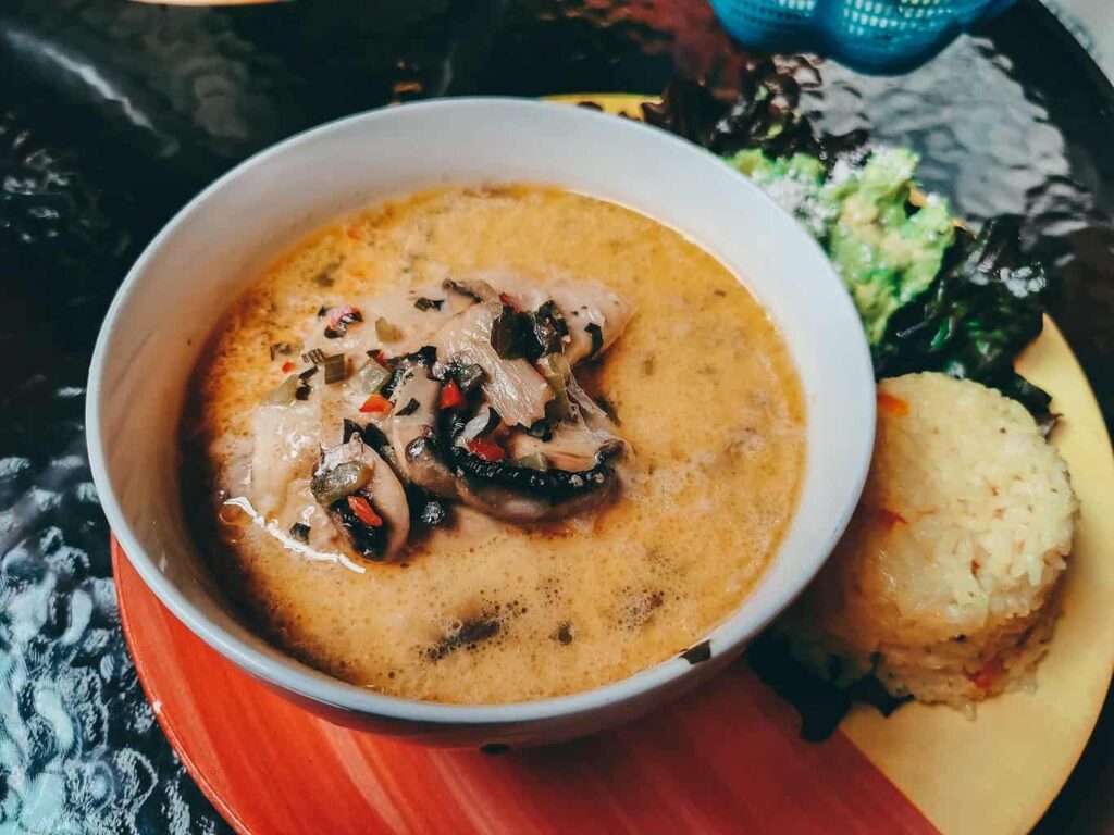 Chicken Soup At A Restaurant In Antigua - Things To Do In Antigua