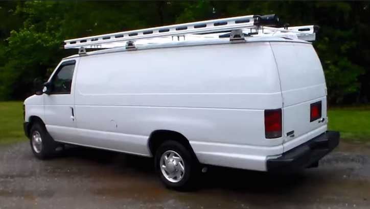 Generic white stealth van