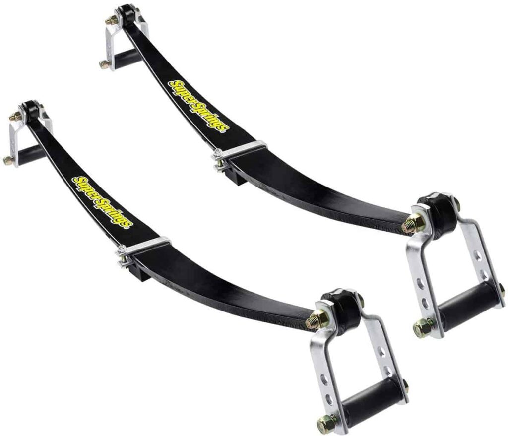 SuperSpring Leaf Spring to improve camper van suspension