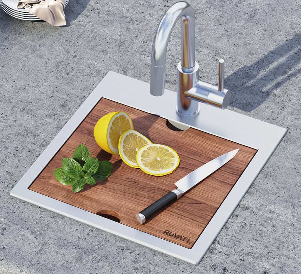Top mount sink from Ruvati