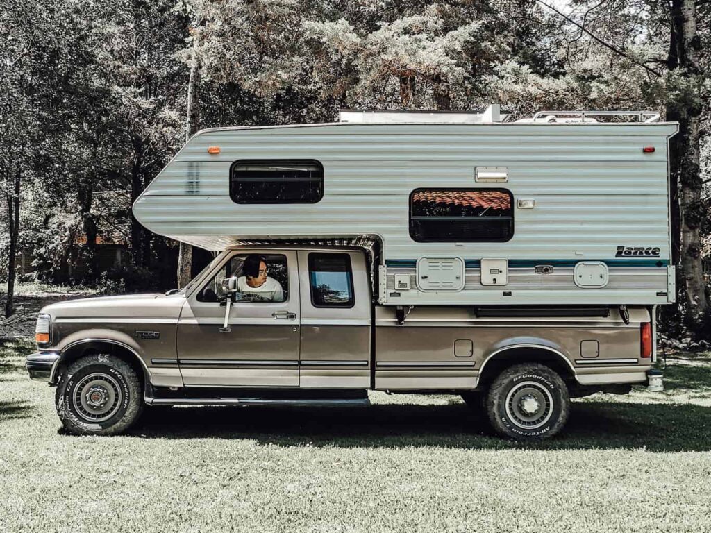 Old truck camper