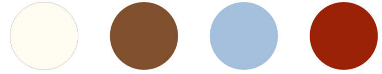 4 colors that make up our van interior color scheme