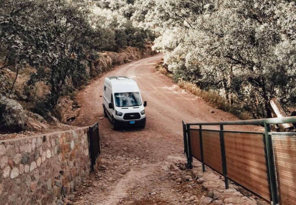 Camp Overnight In Mexico - Tourist Site Parking Lot