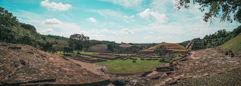 Viewpoint from El Chico at the El Tajin ruins in Mexico