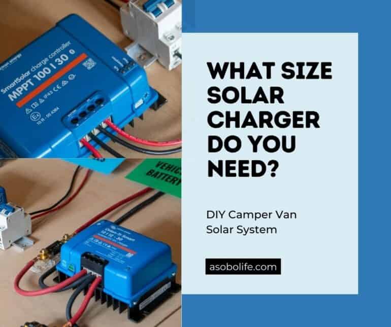 Victron Energy solar charge controller connected to red and black solar wires