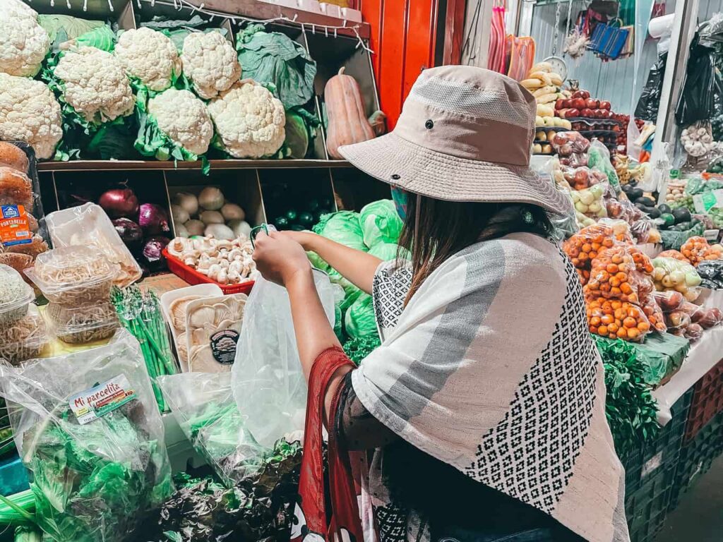 Van Life Mexico Guide - Buying Food in Market