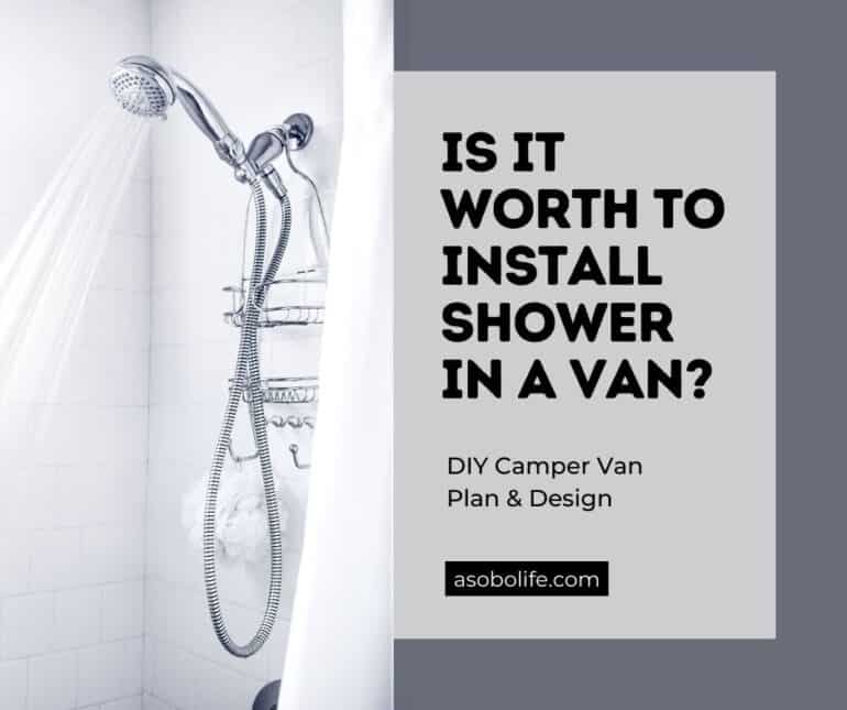 A shower head spraying water.