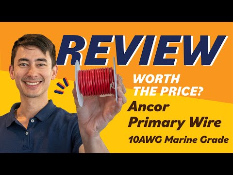 Ancor 10 AWG Stranded Copper Wire Product Review (Marine Grade)